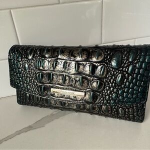 Brahmin Agate checkbook Melbourne genuine leather